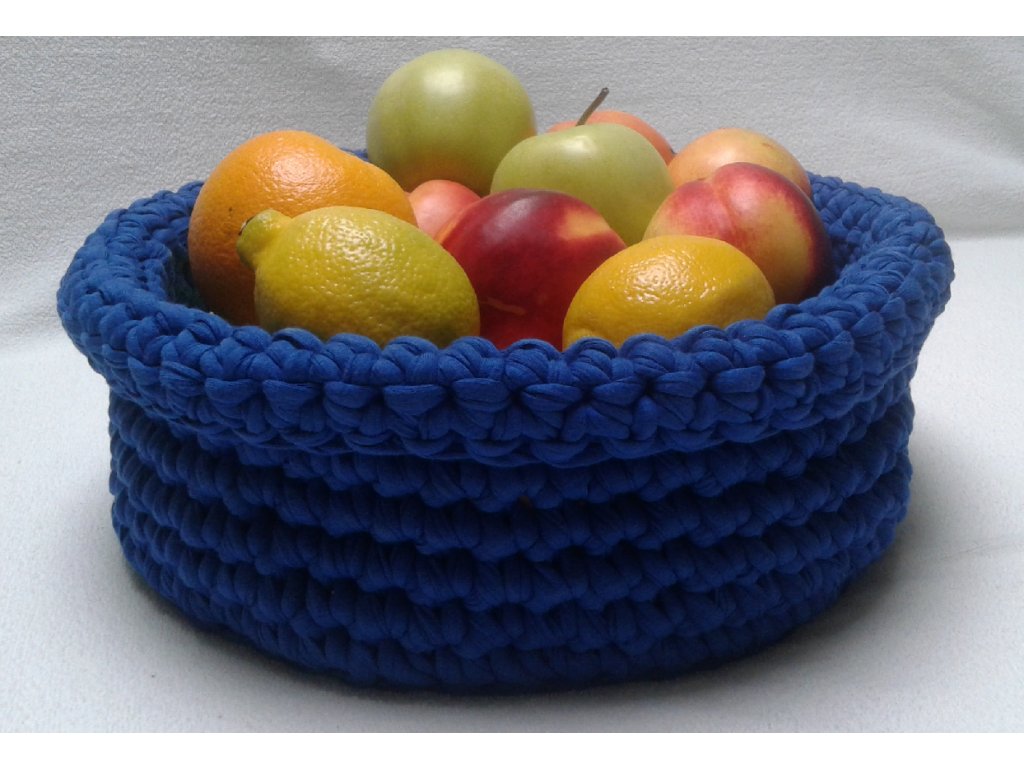 Košík modrý 27 x 13,5cm